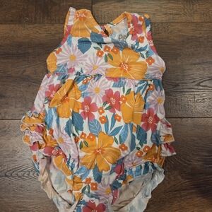 Little Sleepies Beachy Blooms Romper